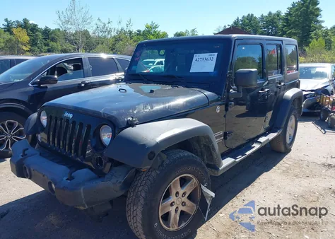 2014 Jeep Wrangler Unlimited Sport z USA, uszkodzony, nr VIN 1C4BJWDG4EL202281